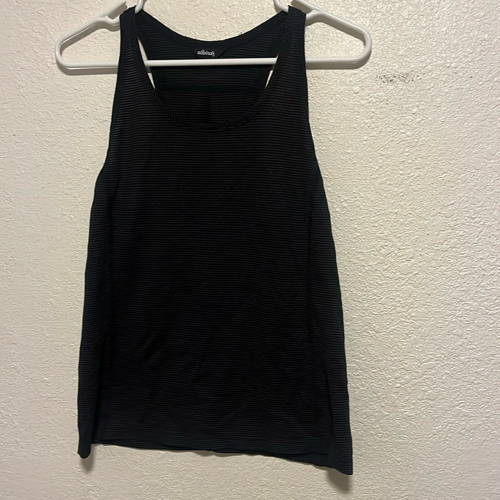Black tank top